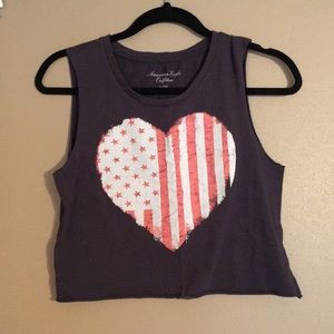 American Eagle crop tank